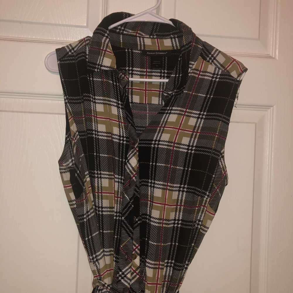 PLAID DRESS - Picture 2 of 4
